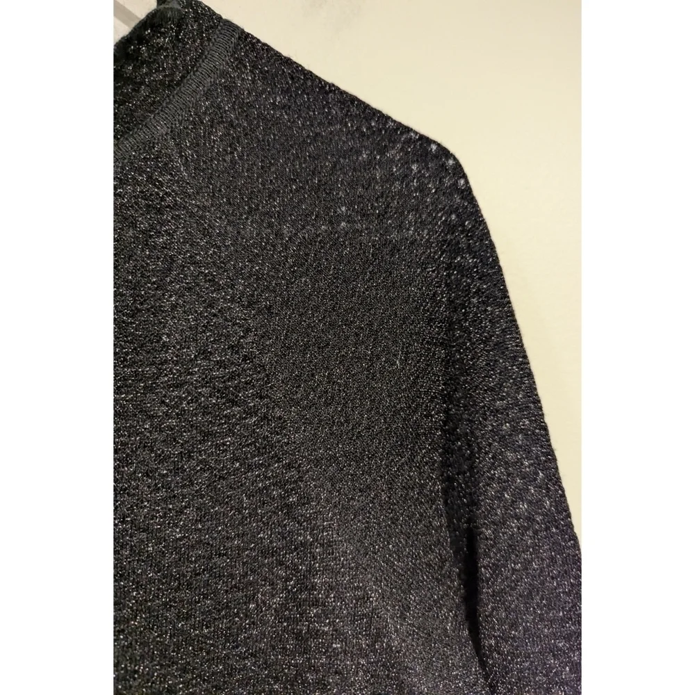 Tory Burch Isabelle Metallic Long Sleeve Dress Size Medium